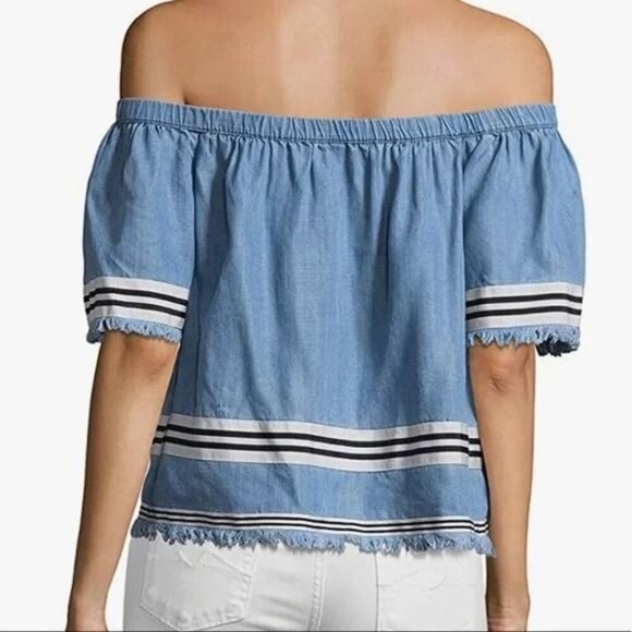 Plenty by Tracy Reese Women's Off The Shoulder Top Large - Picture 2 of 6